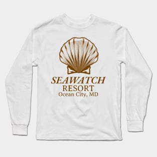 Seawatch Resort Ocean City Md Seashell Design Long Sleeve T-Shirt